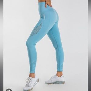 Gymshark seamless leggings sky blue